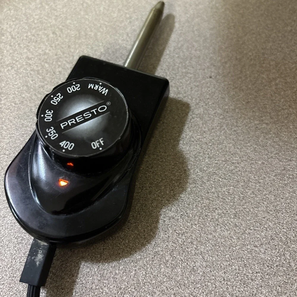 Presto 26073 Model 0690005 Elec Griddle Skillet Power Cord Temp Control Probe